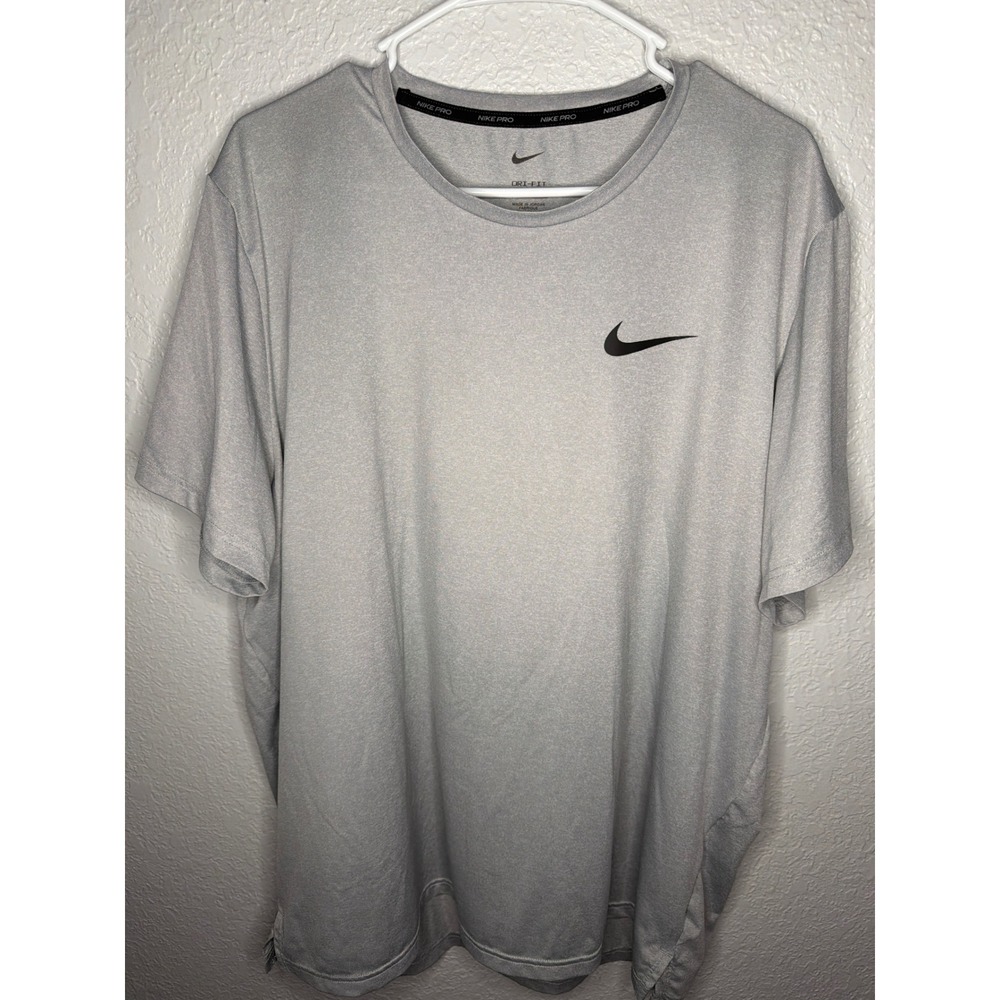 DRI-FIT NIKE Training Shirt Men XL Gray Excellent CZ1181-073